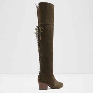 Aldo size 6.5 Bresa suede OTK boots